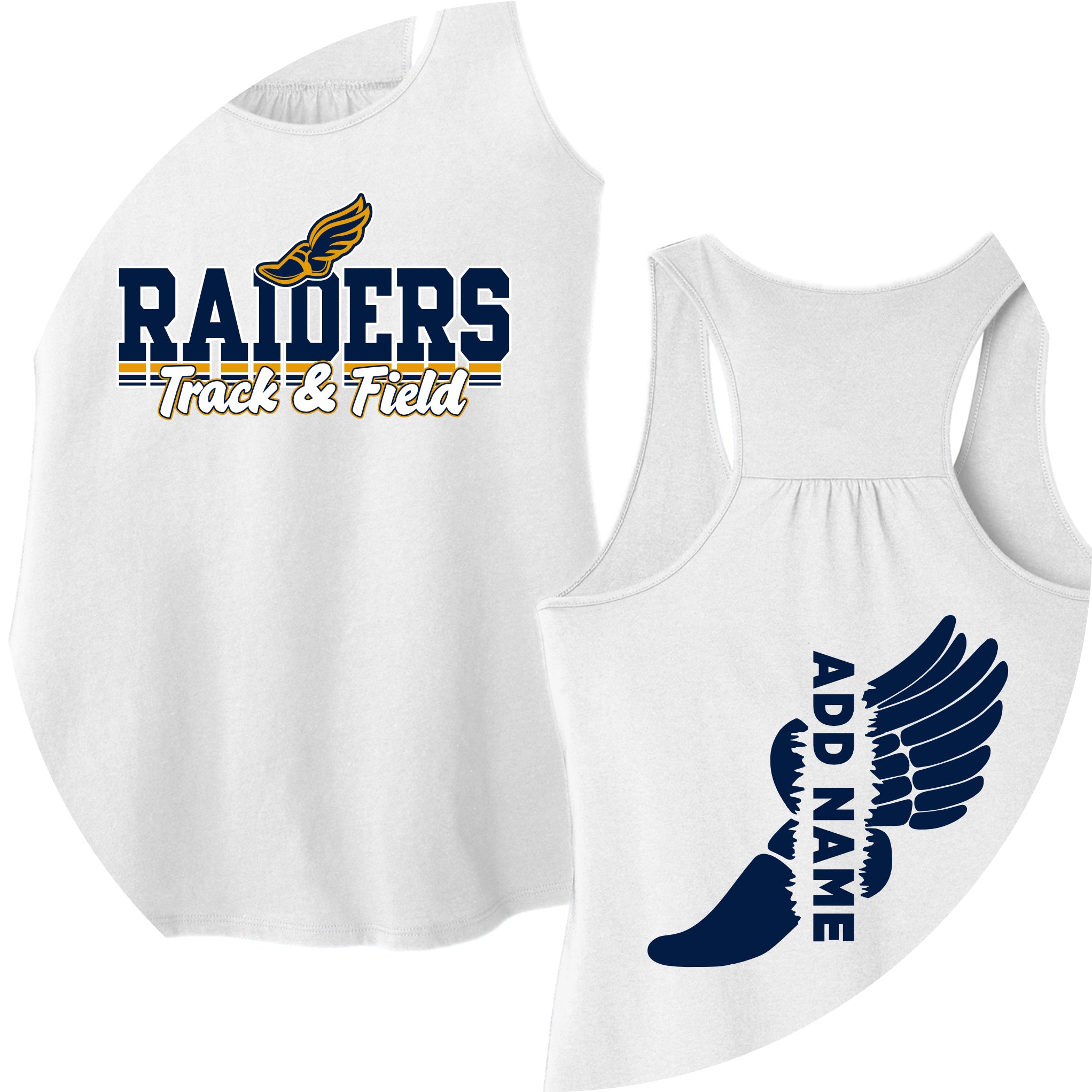 ETFSH03 12 Women's White Tank