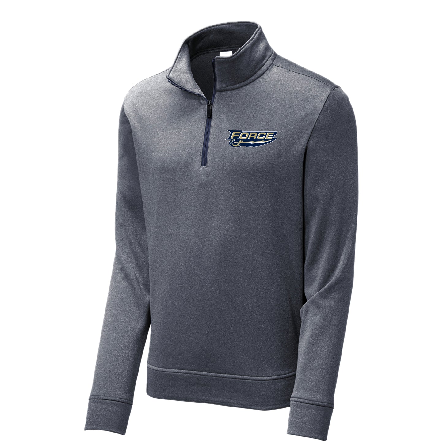 FRC2220 Force Heather Navy Performance 1/4 Zip