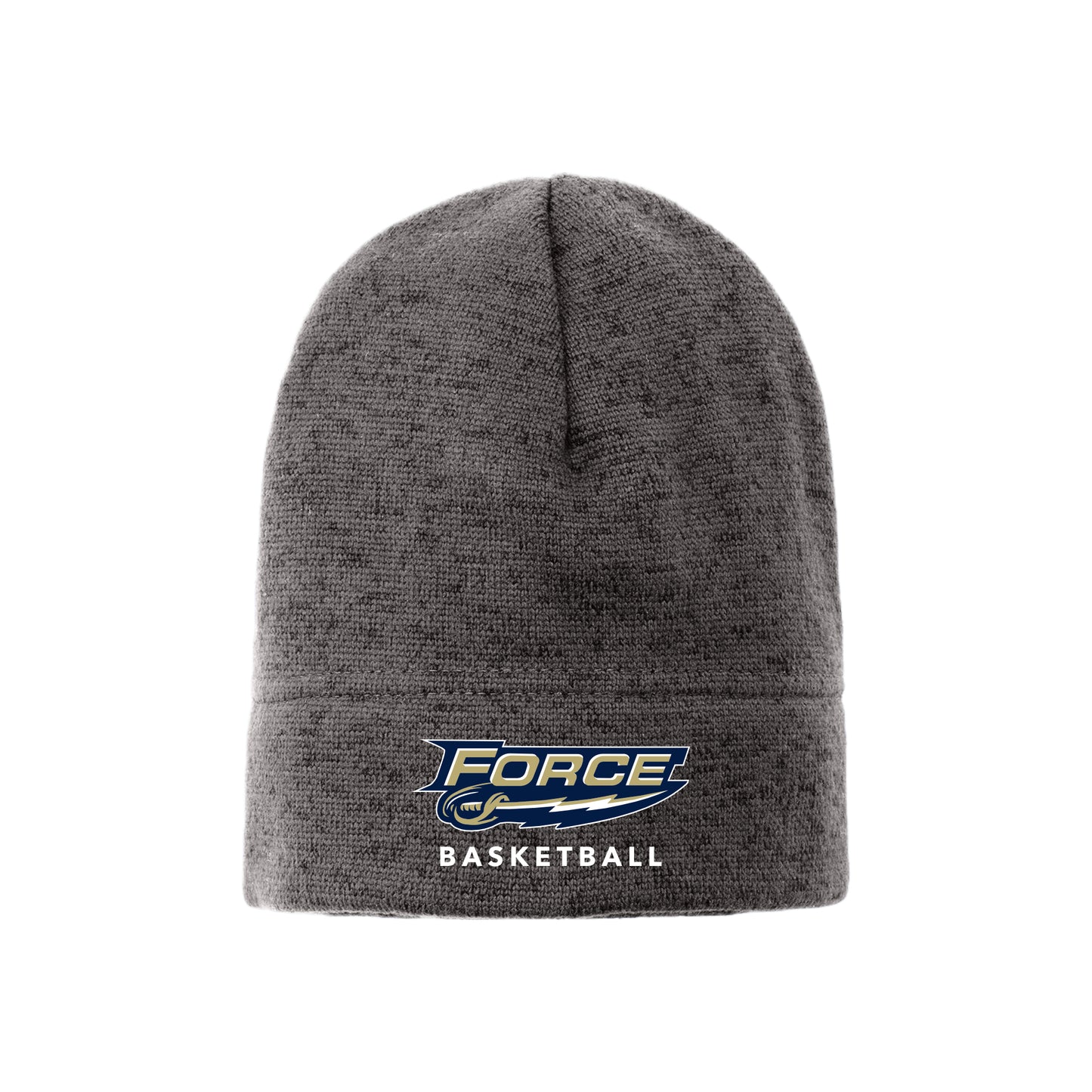 FRC2226 Force Basketball Grey Heather Black Beanie