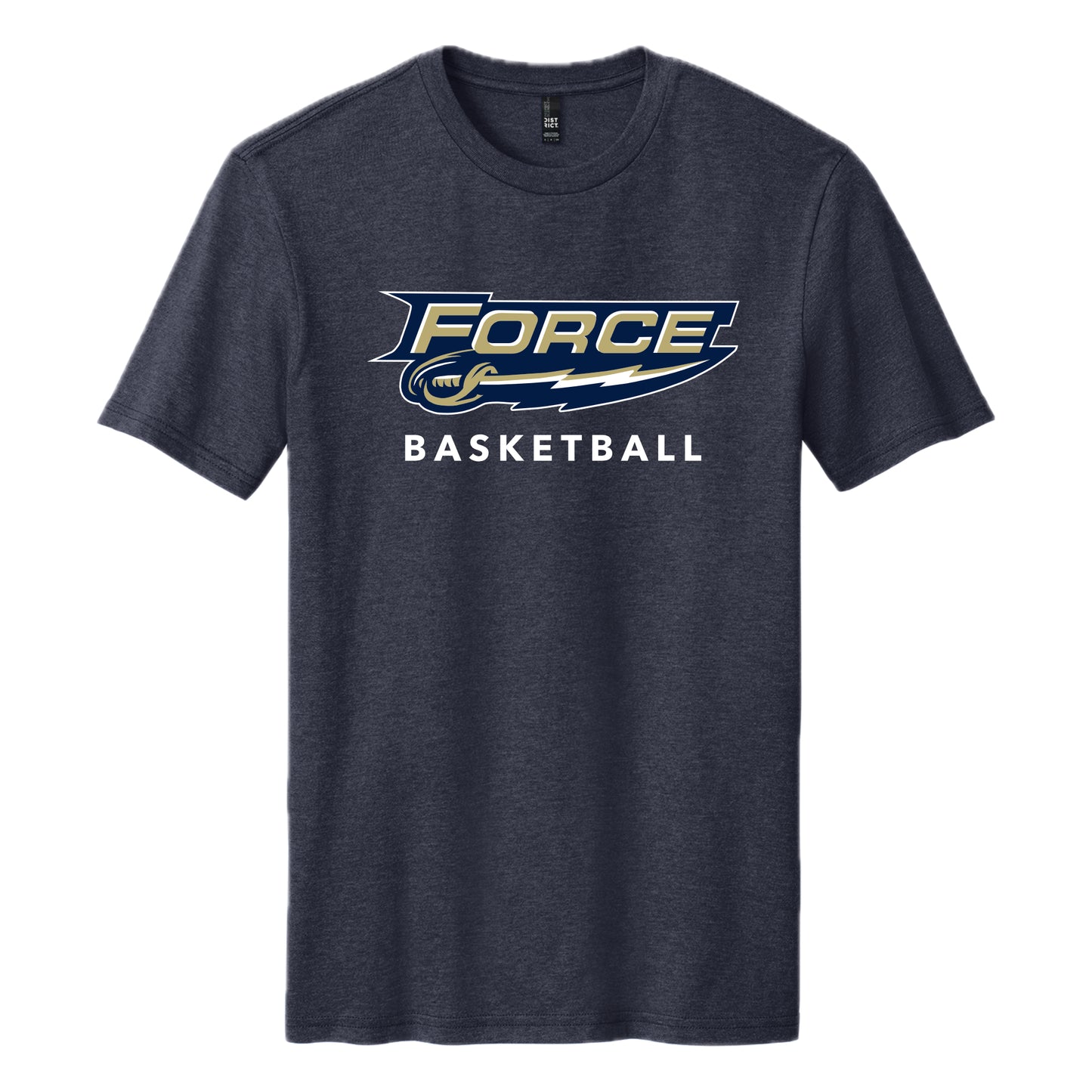 FRC2203 Force Basketball Heather Navy Short Sleeve Tee