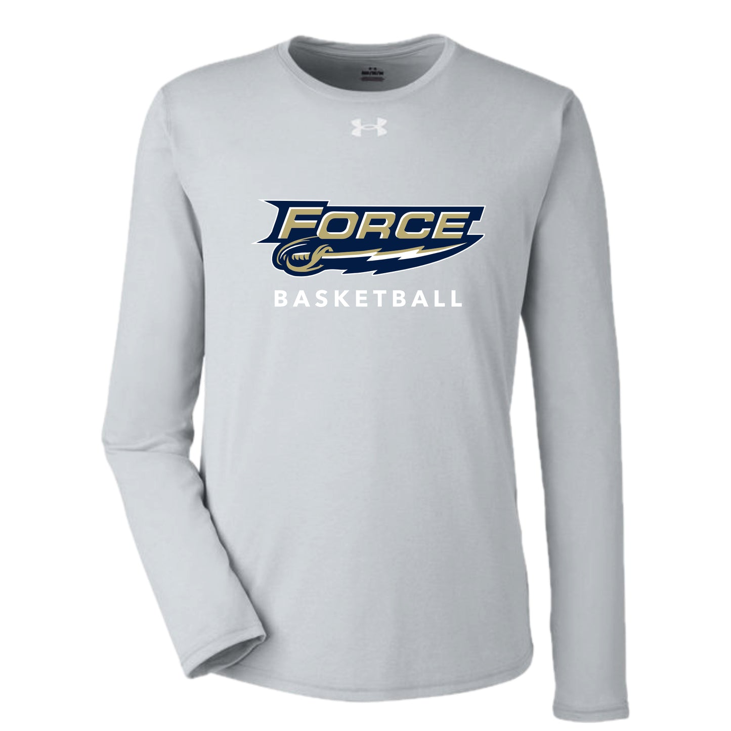 FRC2211 Force Basketball Grey UA Long Sleeve Performance Tee