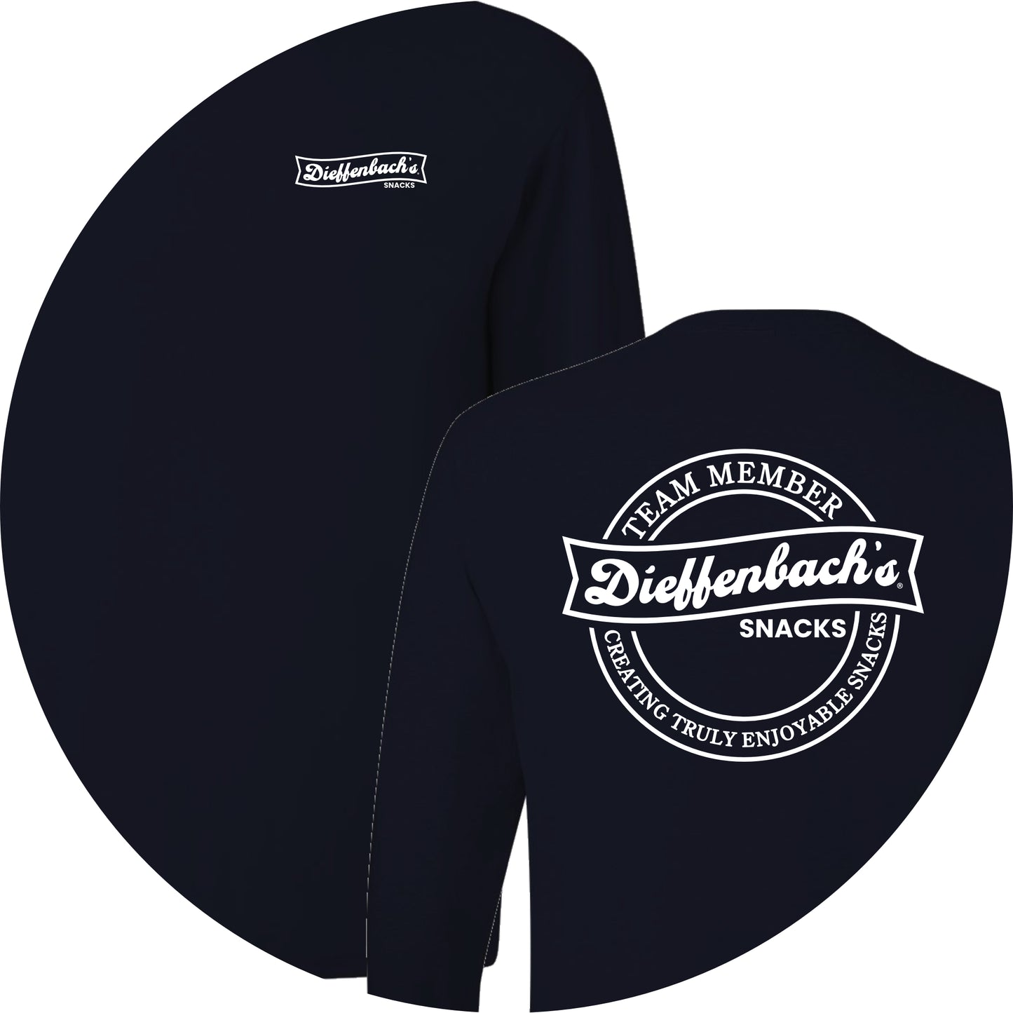 DBACH002 Navy Staff Long Sleeve Tee
