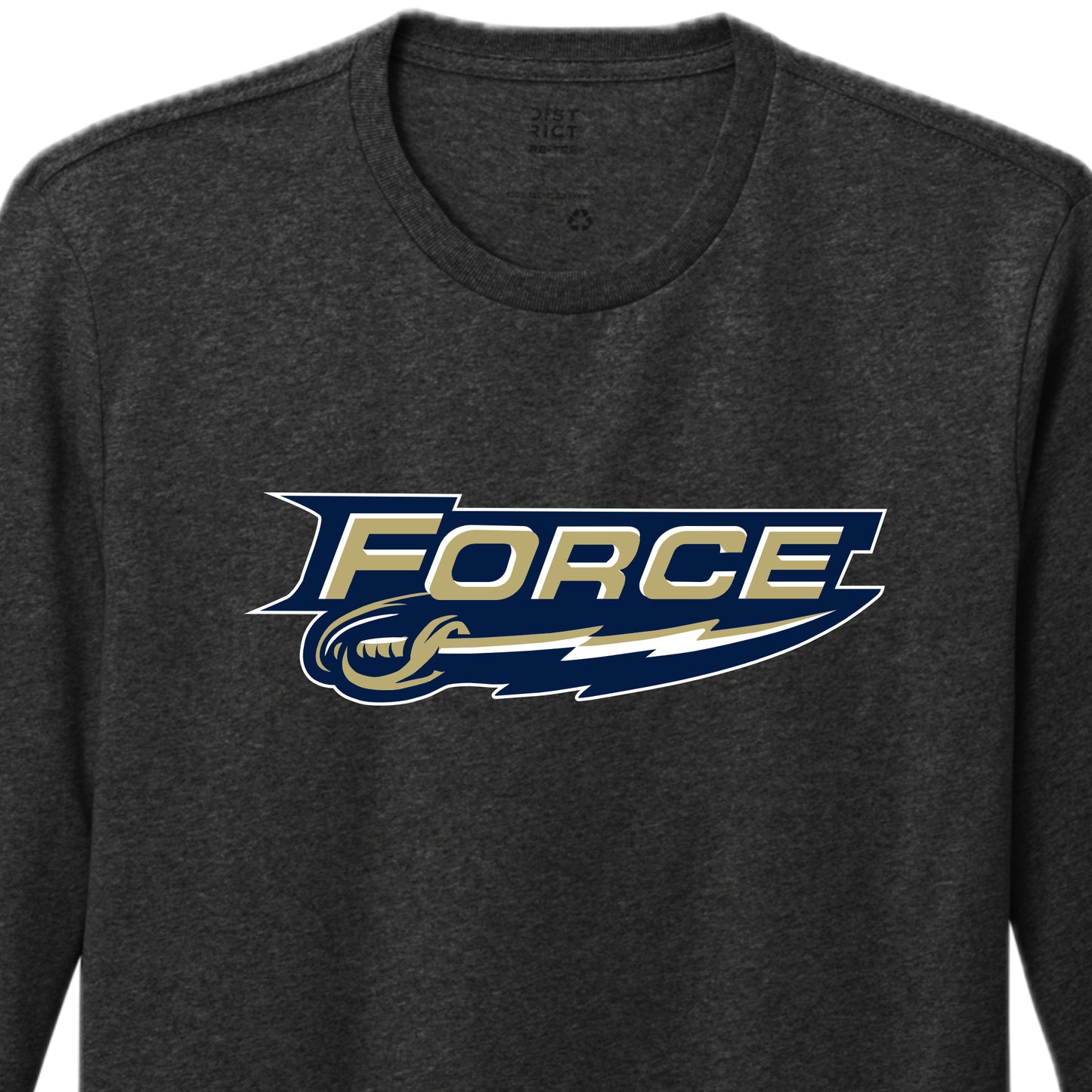 FRC2208 Force Heather Charcoal Long Sleeve Tee