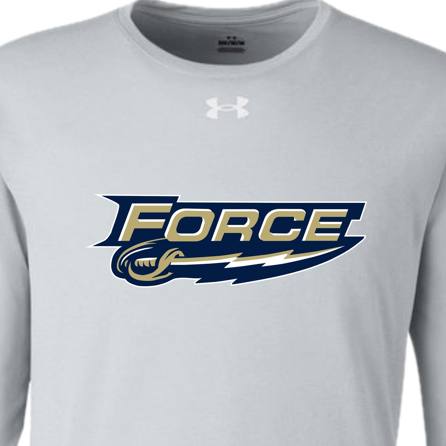 FRC2212 Force Grey UA Long Sleeve Performance Tee
