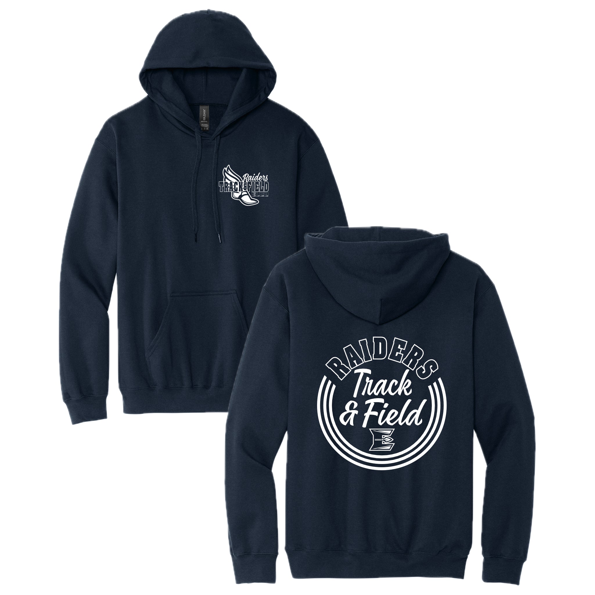 ETFSH03 08 Navy Hooded Sweatshirt