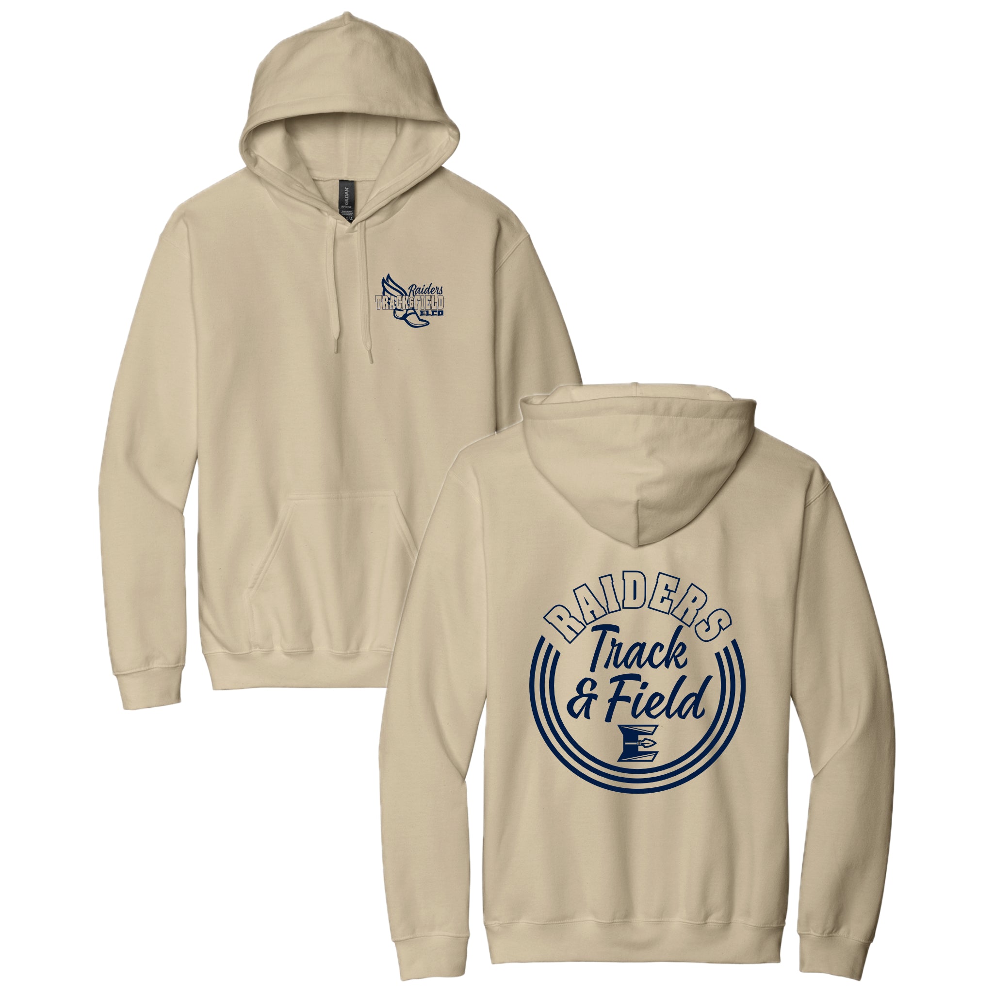 ETFSH03 07 Sand Hooded Sweatshirt