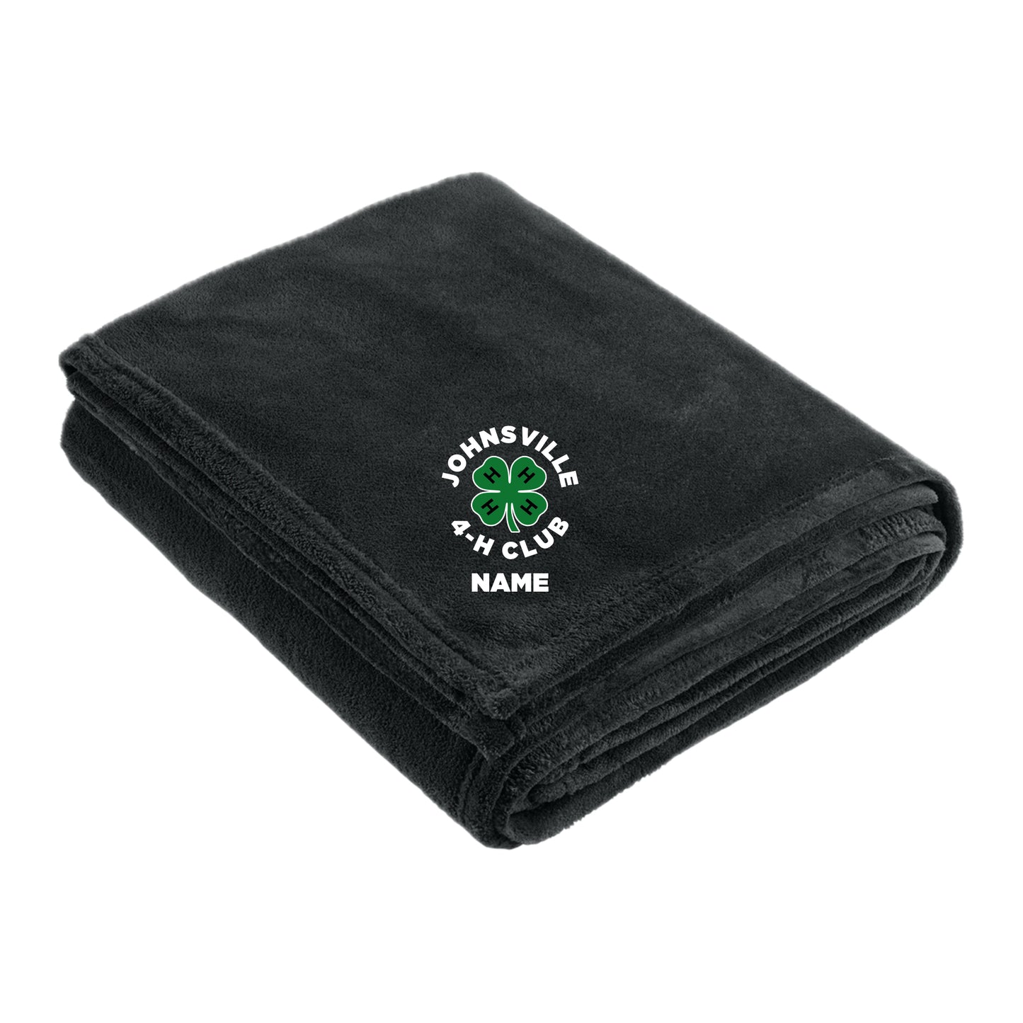J4HC-14 Logo Oversized Graphite Fleece Blanket