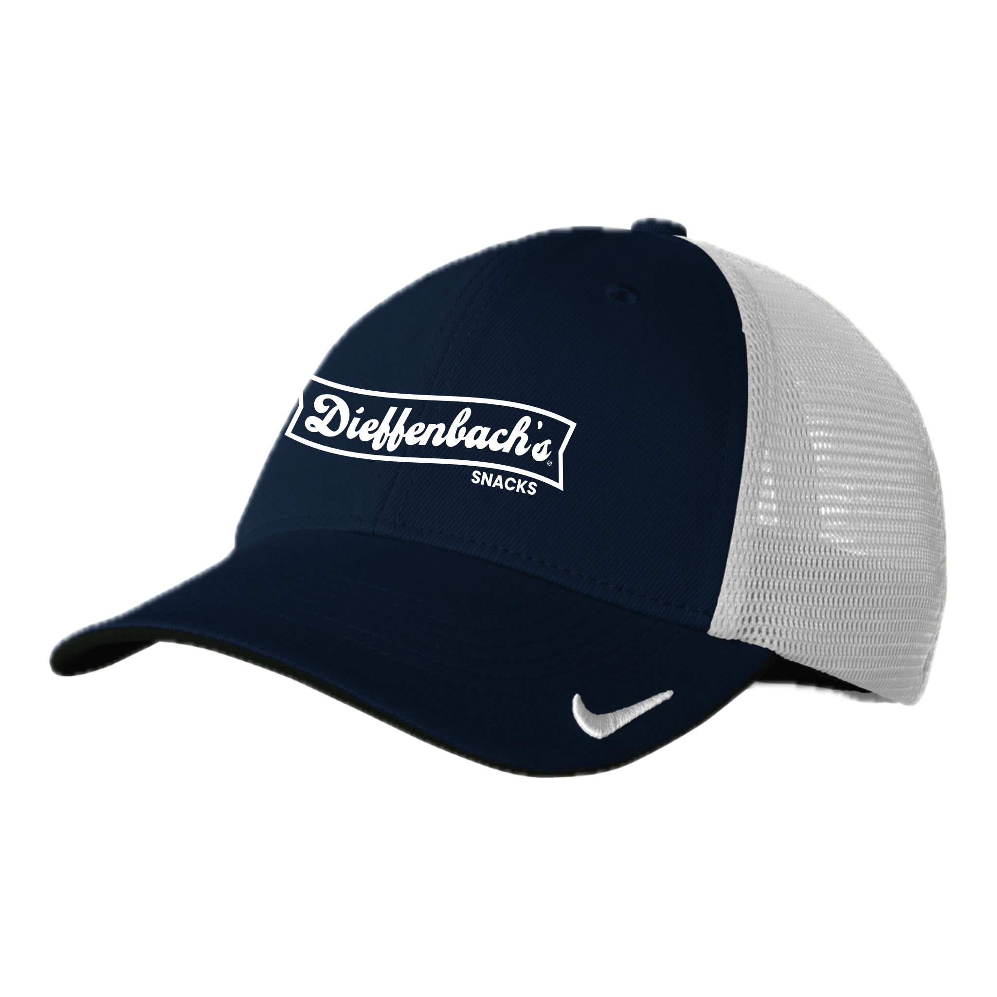 DBACH011 Nike Stretch Navy/White Fitted Cap