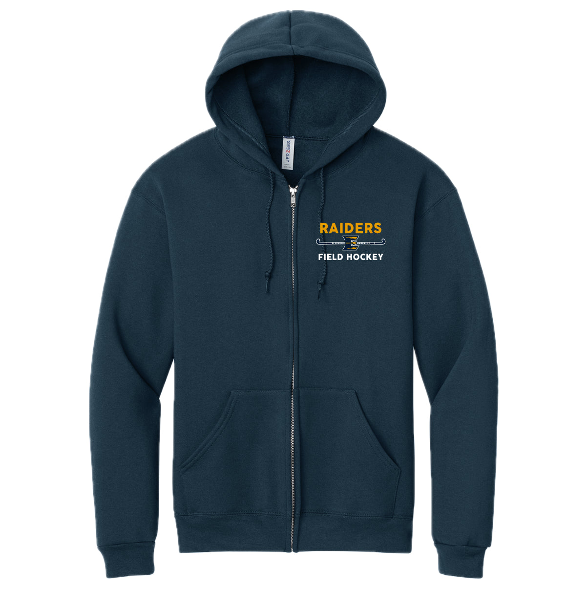 EFH03-30 Heavyweight Washed Denim Full Zip Hoody