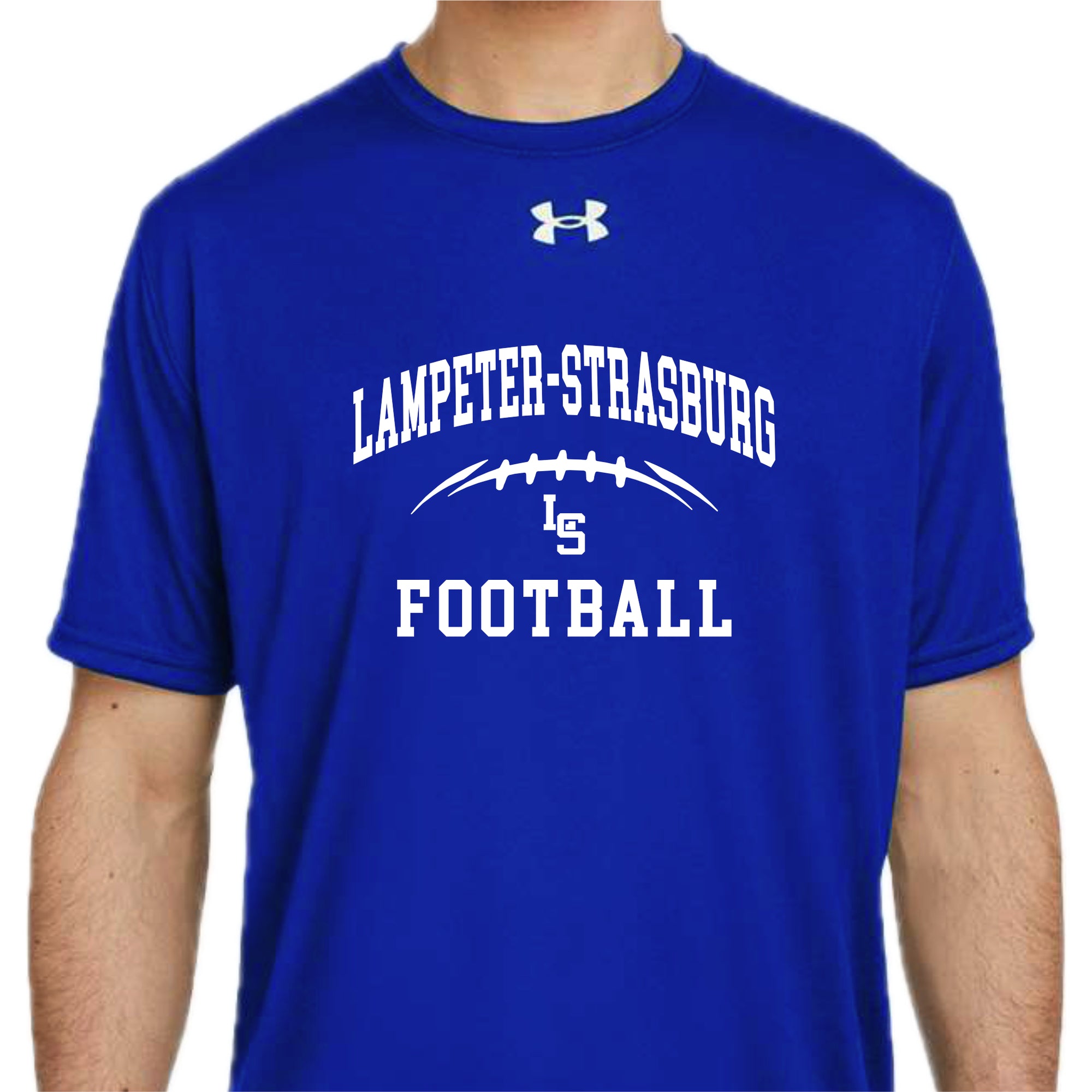 LSYF-15 Royal Under Armour Performance Short Sleeve Tee