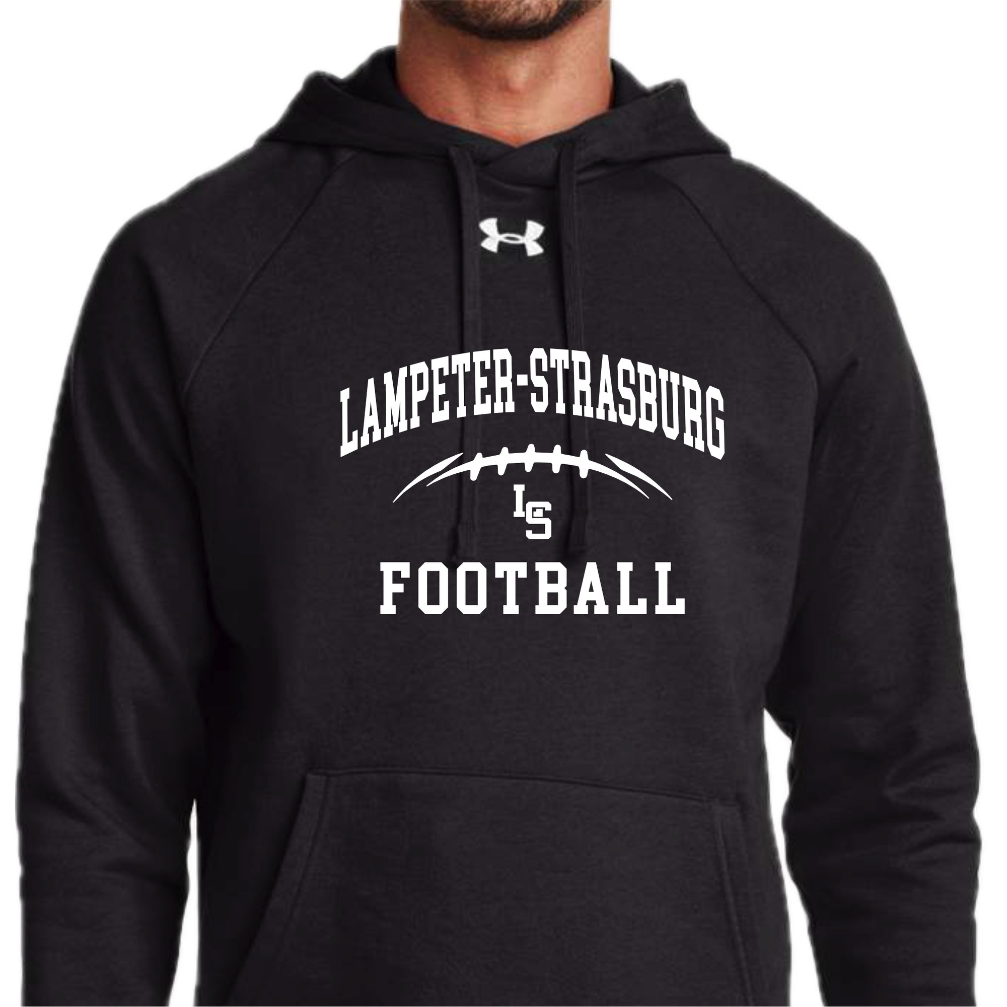 LSYF-39 Under Armour Black Fleece Hooded Sweatshirt