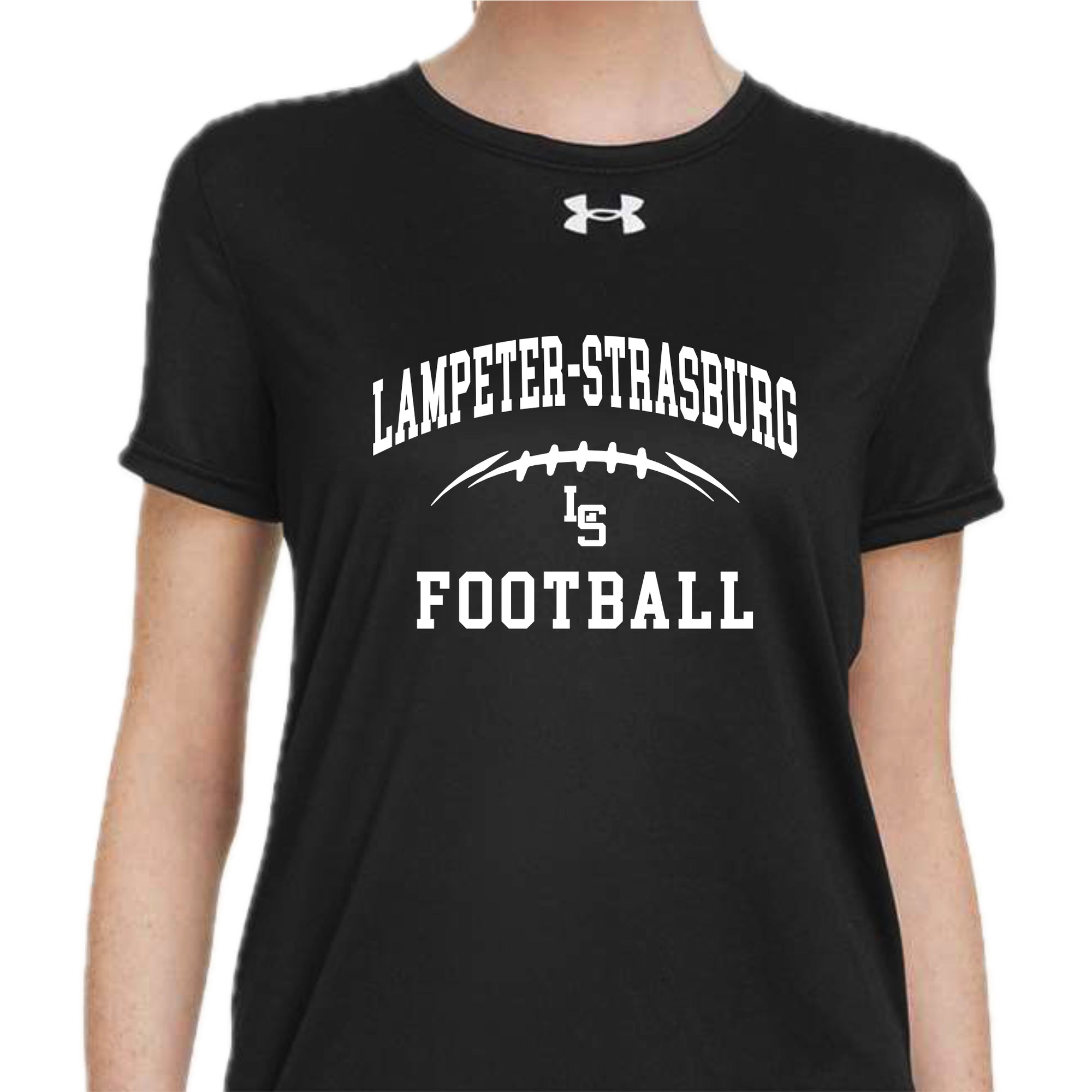 LSYF-18 Women's Black Under Armour Performance Short Sleeve Tee