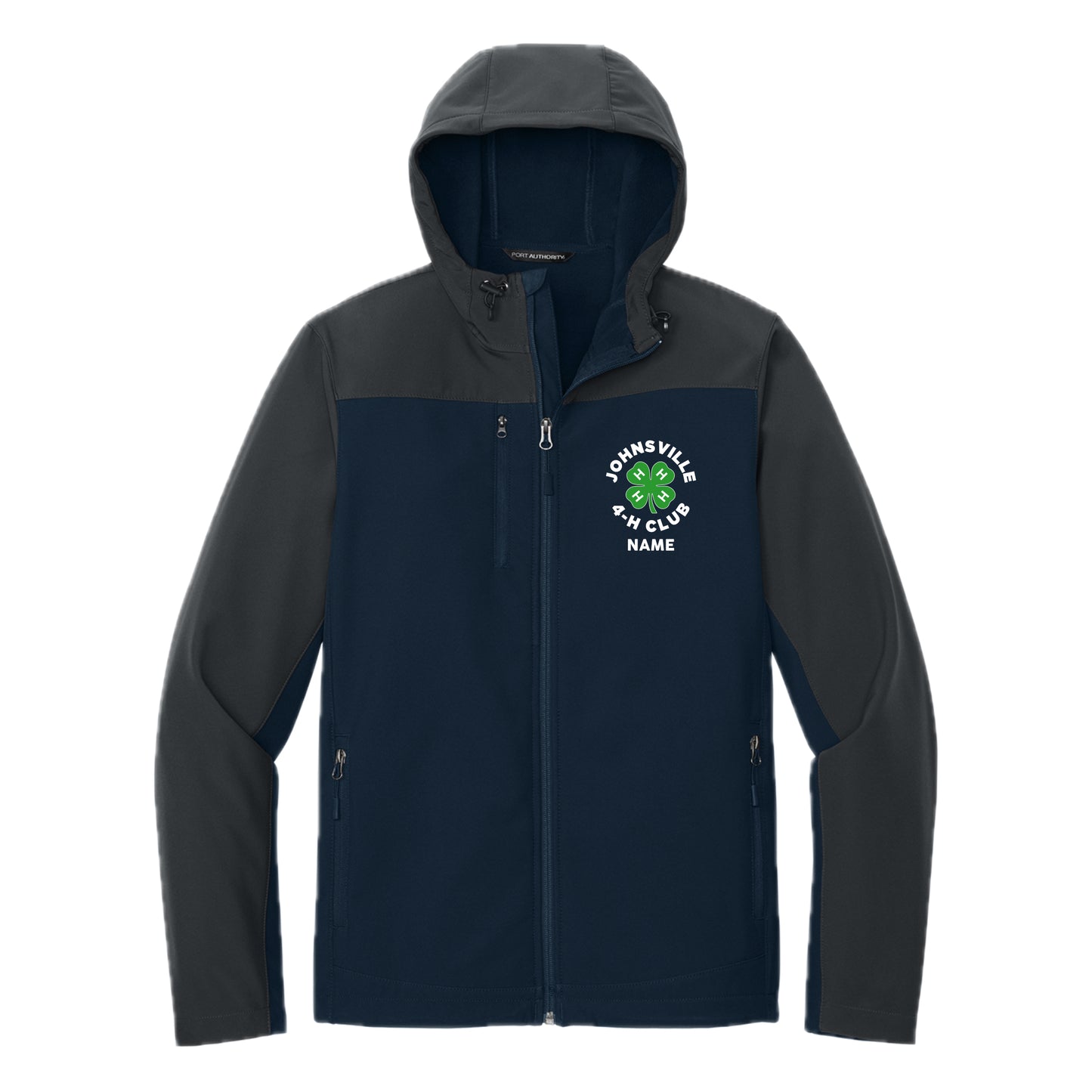 J4HC-08 Logo Hooded Soft Shell Jacket