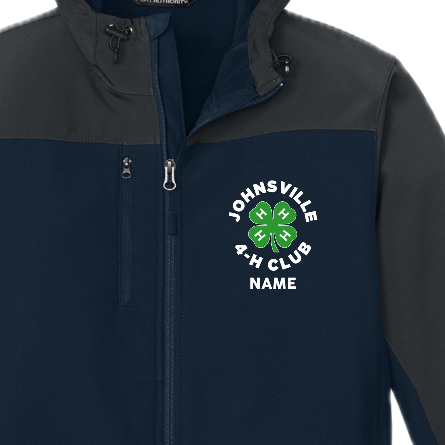 J4HC-08 Logo Hooded Soft Shell Jacket