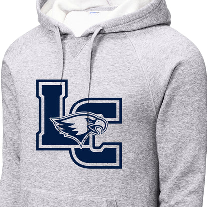 LCS010 - Heather Grey LC Eagles Hoody