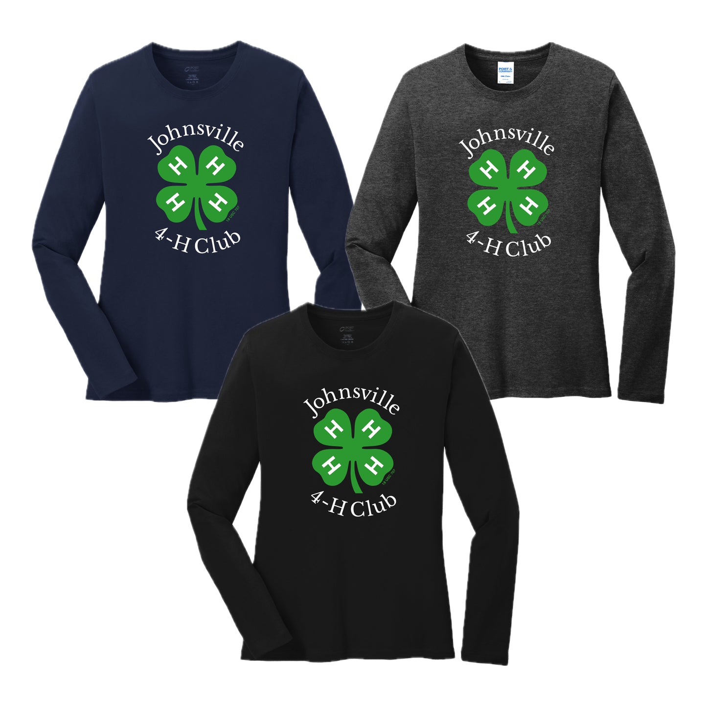 J4HC-04 Ladies Logo Long Sleeve Tee