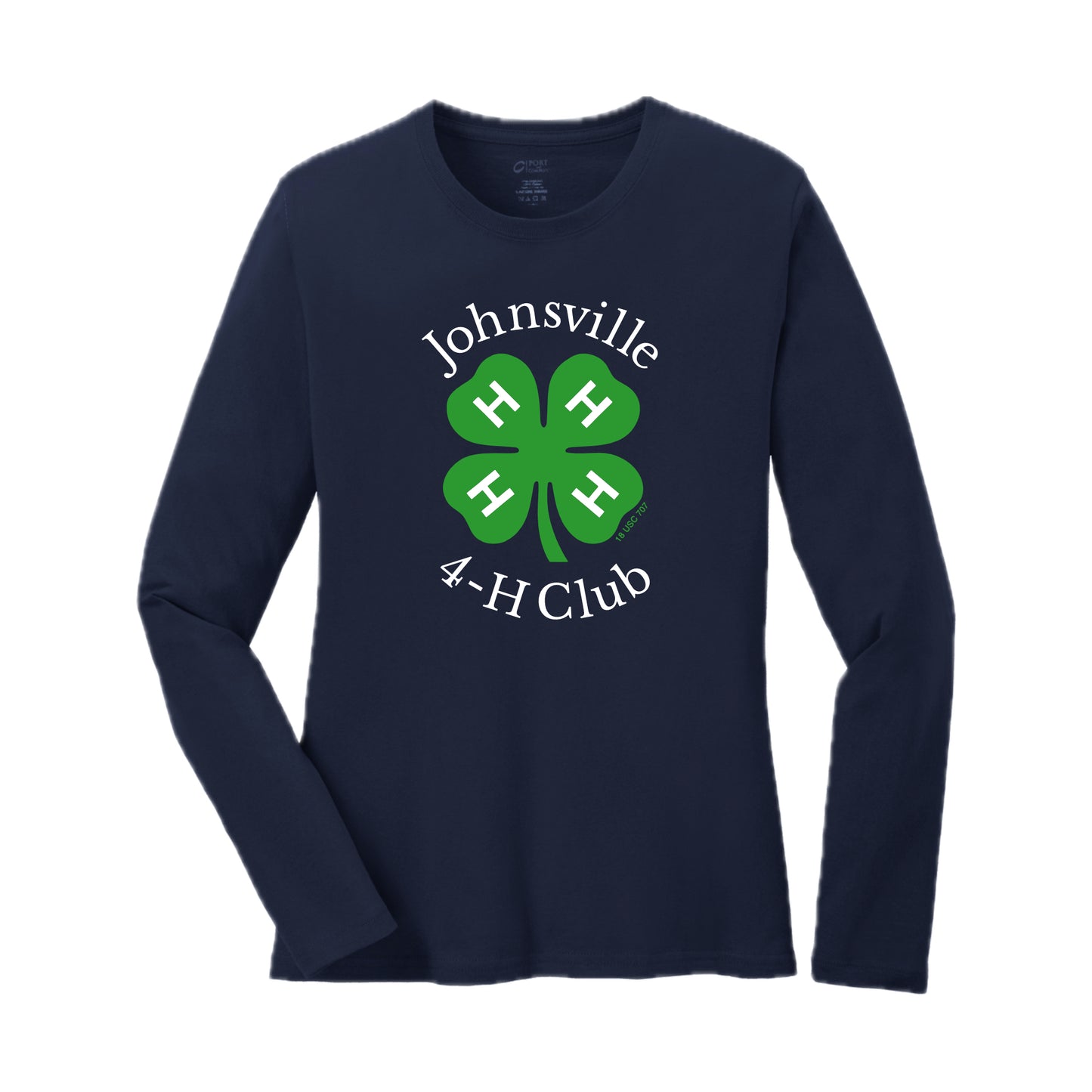 J4HC-04 Ladies Logo Long Sleeve Tee