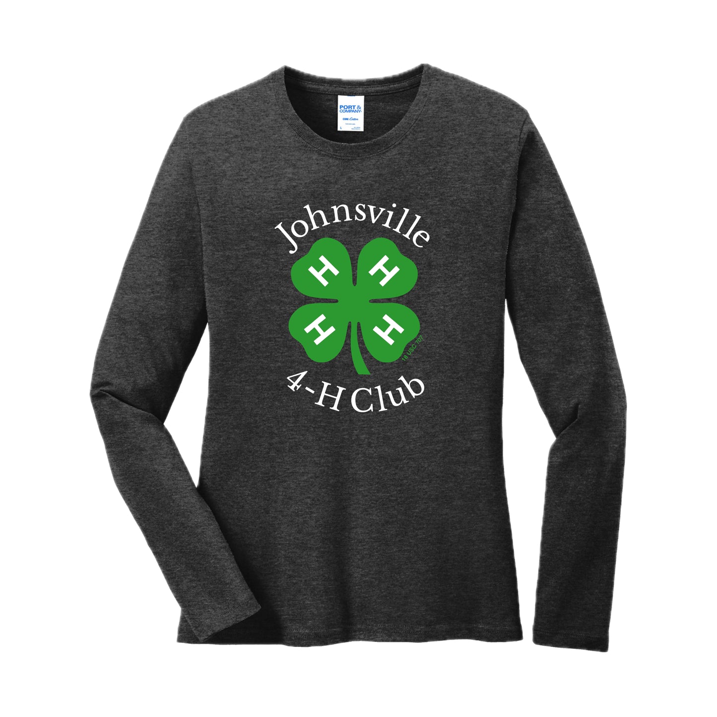 J4HC-04 Ladies Logo Long Sleeve Tee