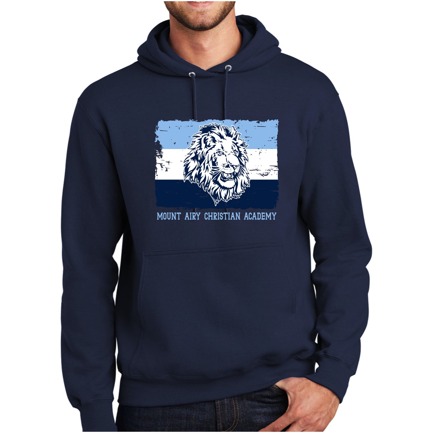 MACA015 - MACA Flag Navy Hoody