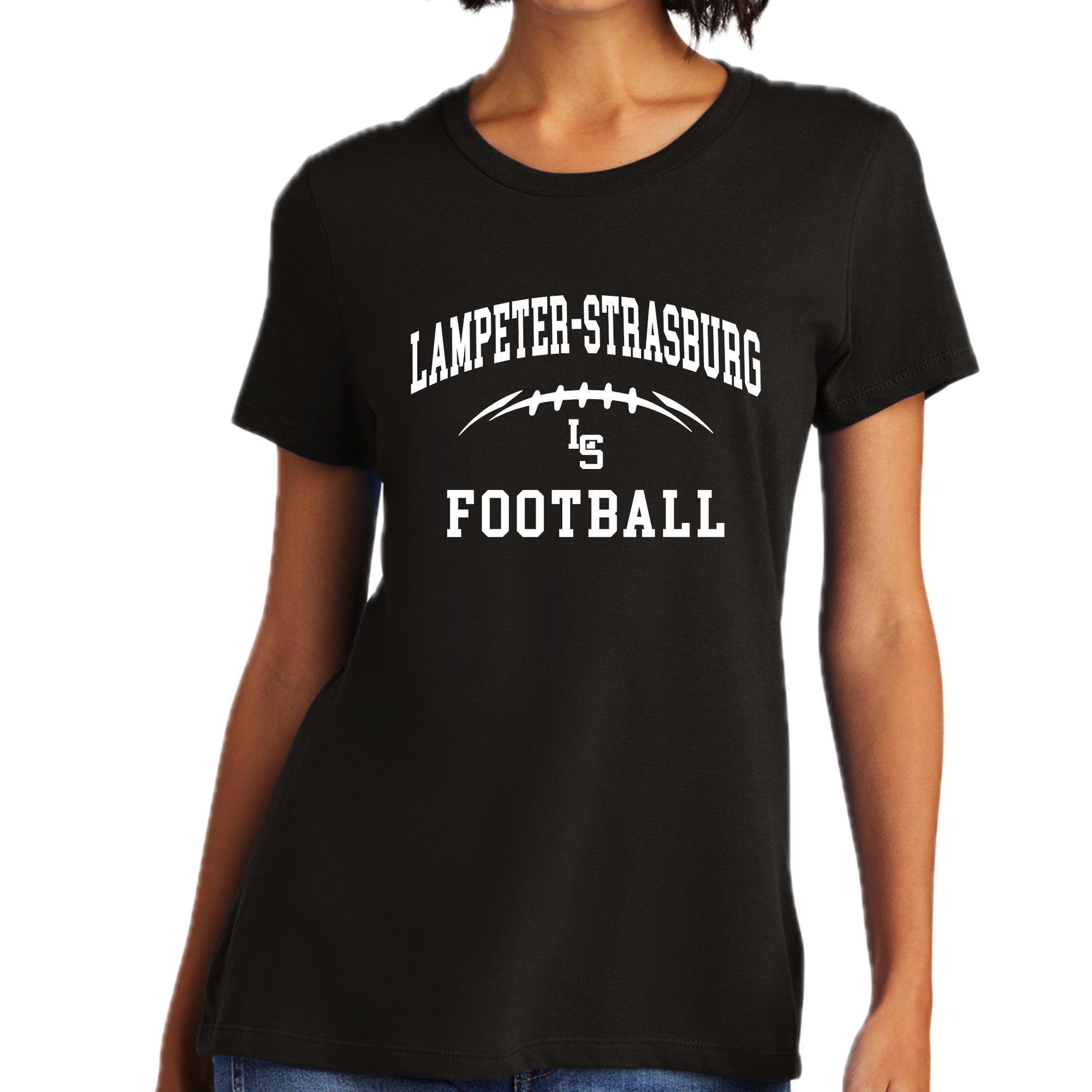 LSYF-06 Women's Black Short Sleeve Soft Tee