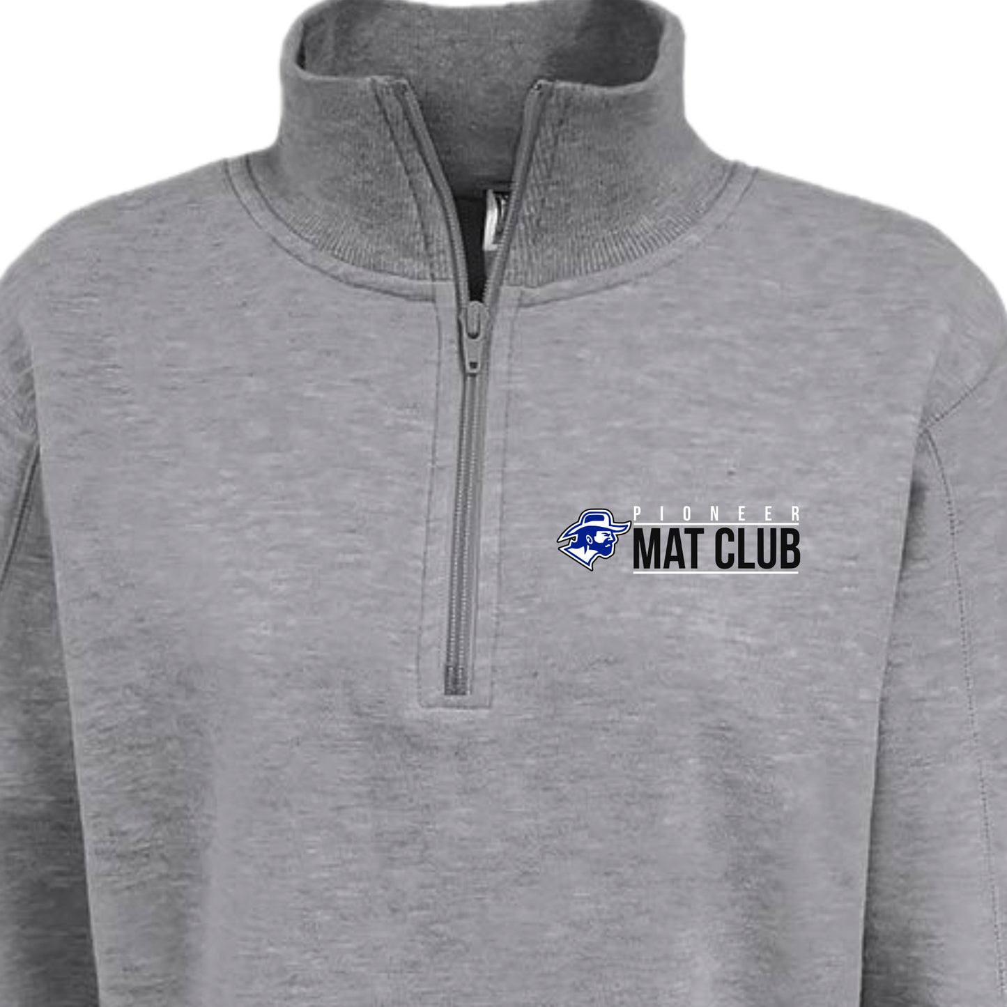 PMCSH212 Grey 1/4 Zip Sweatshirt