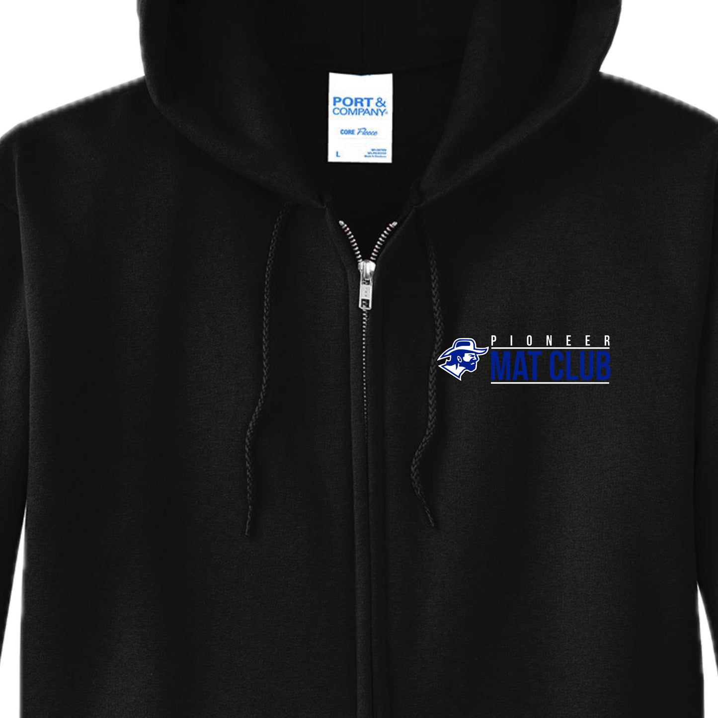PMCSH213 Black Full Zip Hoody