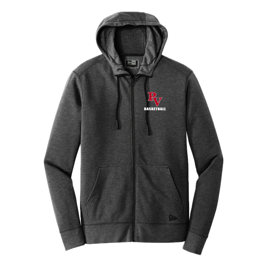 PVBSH02-10 Black heather Full Zip Hoodie