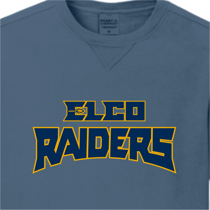 24302 - 06 Elco Raiders Denim Blue Crewneck