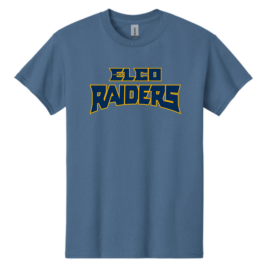 24302 - 02 Elco Raiders Indigo Blue Short Sleeve Tee