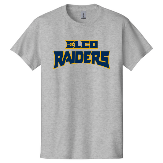 24302 - 01 Elco Raiders Athletic Grey Short Sleeve Tee