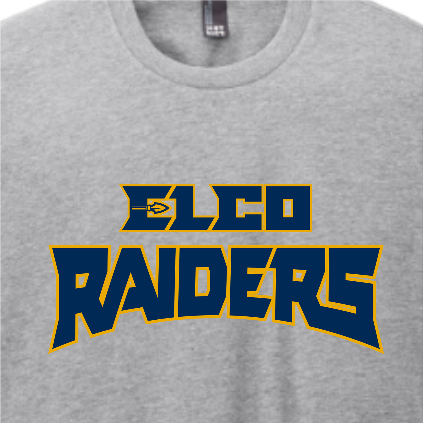 24302 - 03 Elco Raiders Grey Long Sleeve Tee