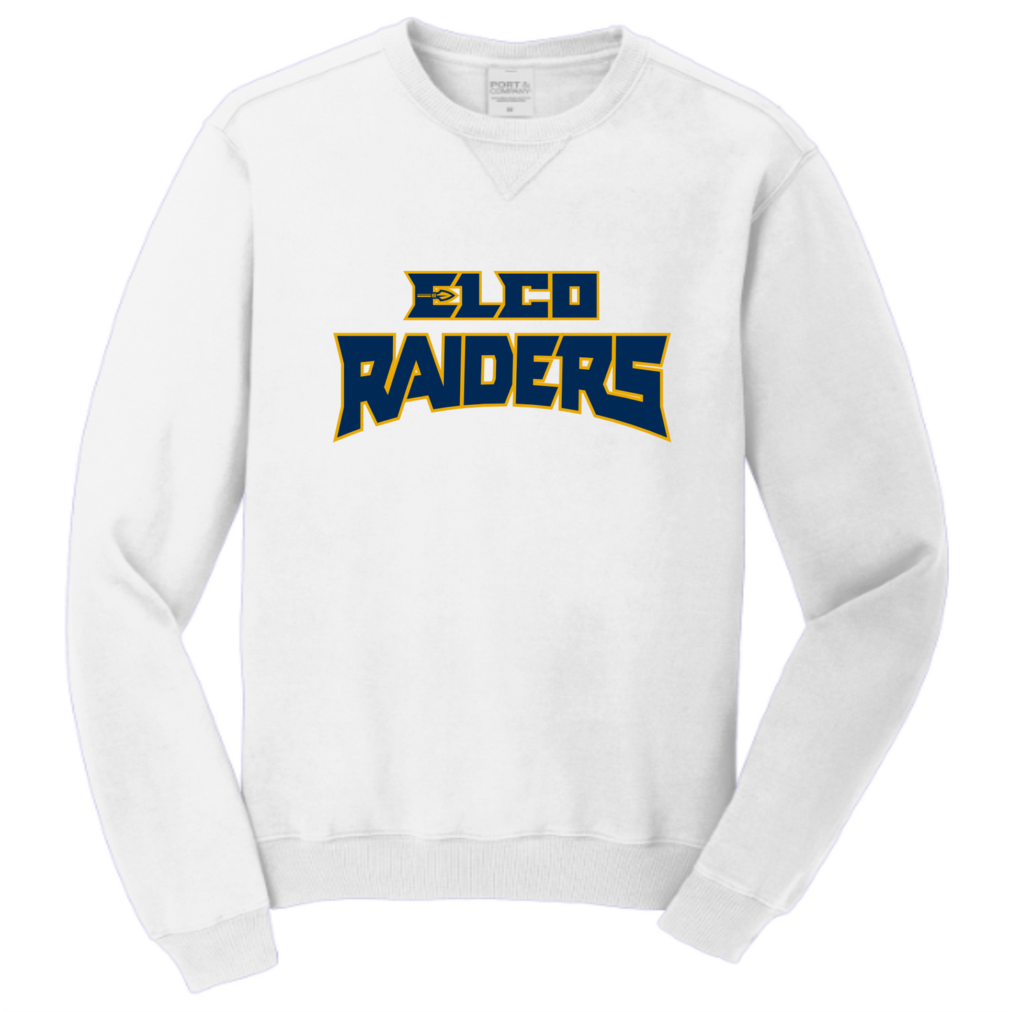 24302 - 05 Elco Raiders White Crewneck
