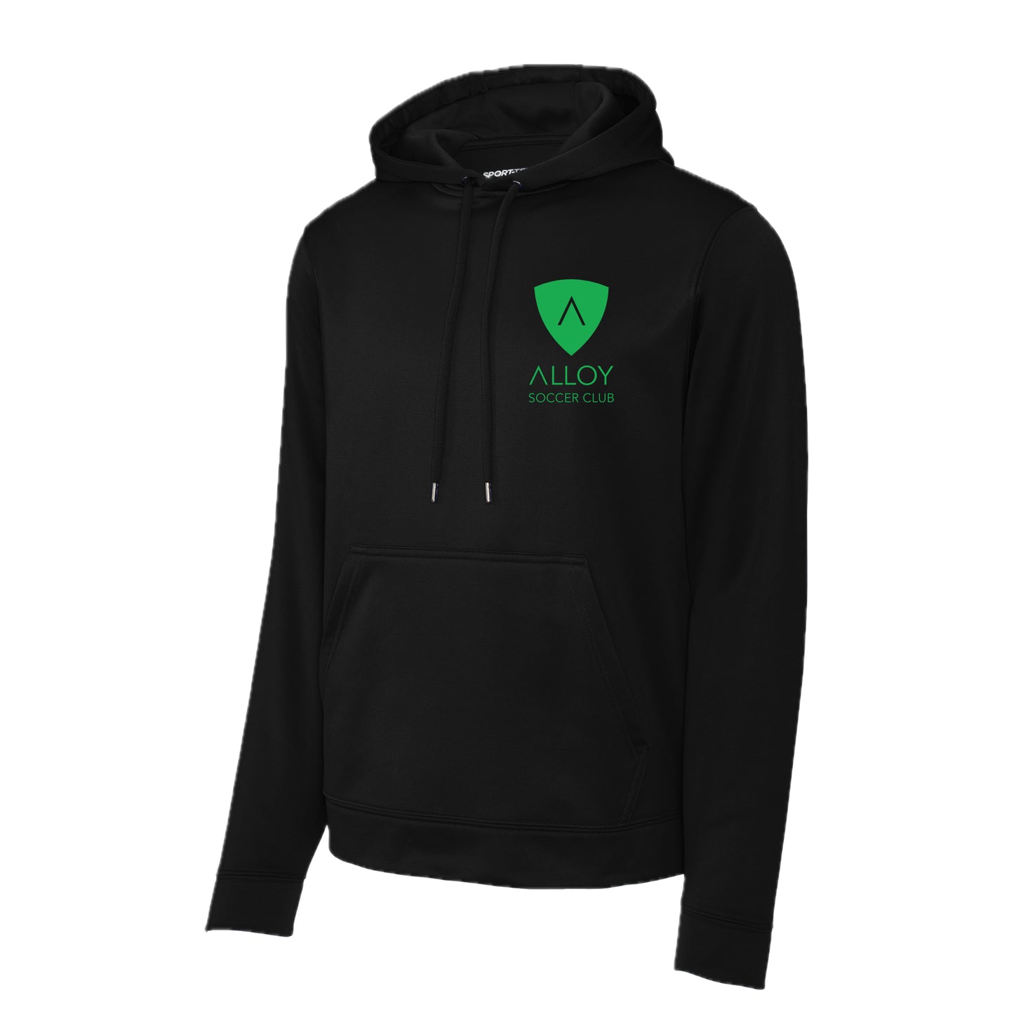 ASCSH01-08 Black Performance Hooded Sweatshirt