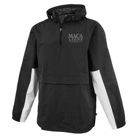 MACA043 Black and White Anorak Jacket