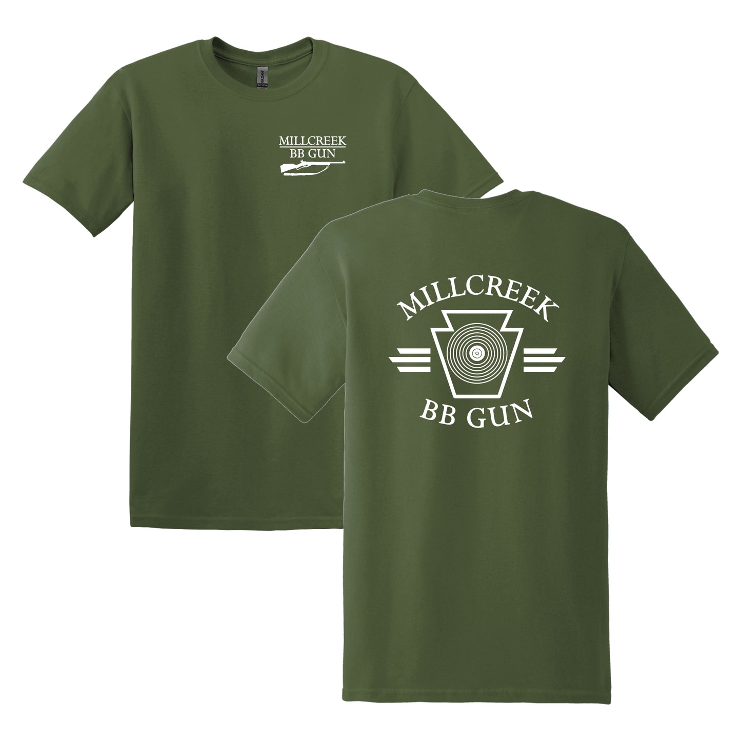 MILBBSH03-01 Military Green Short Sleeve Tee