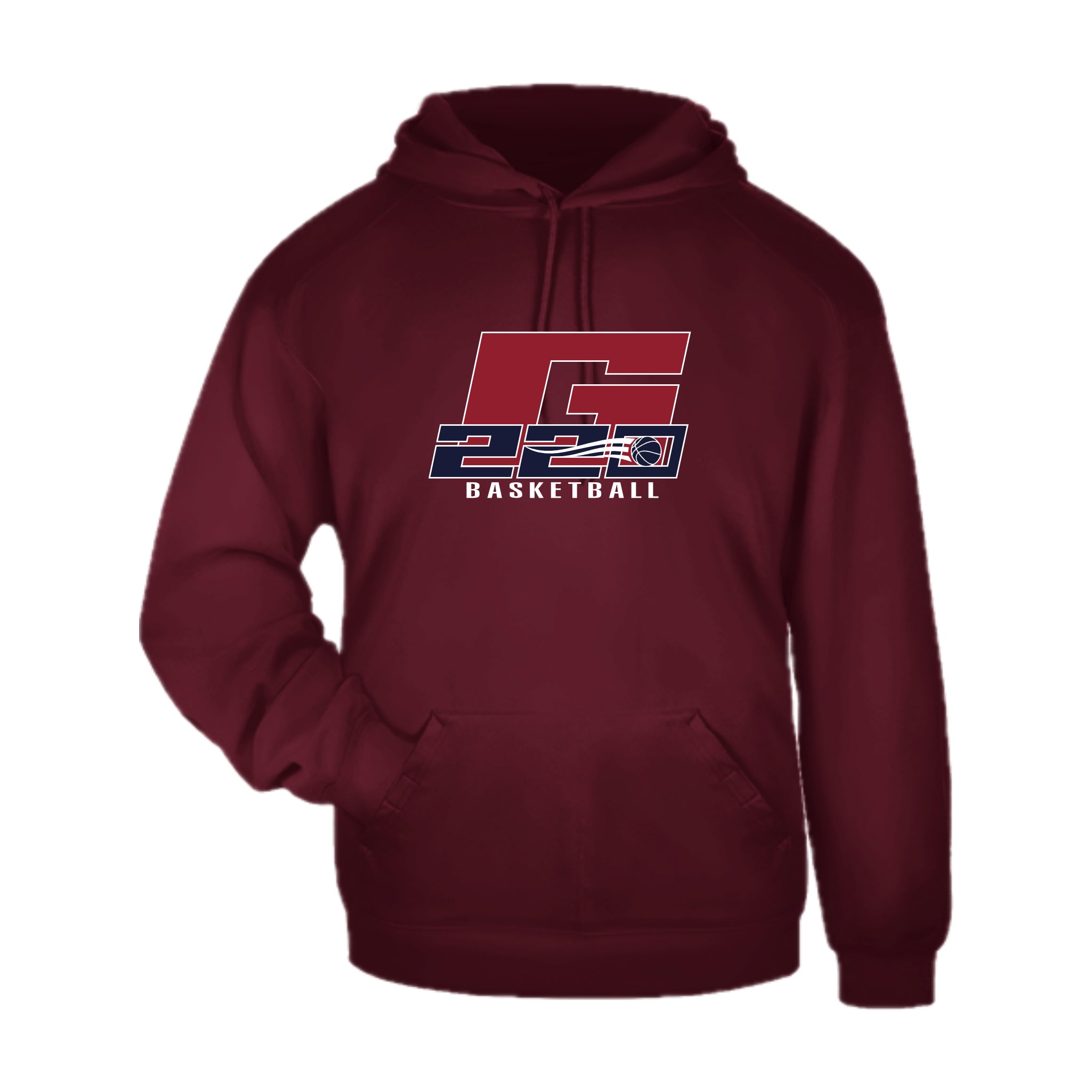 G220B0325-17 Cardinal Hooded Sweatshirt