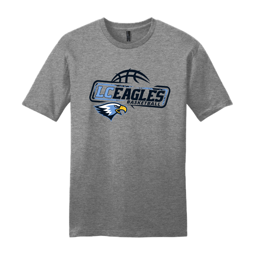 LCS051 - Grey Frost Eagles Basketball Tee