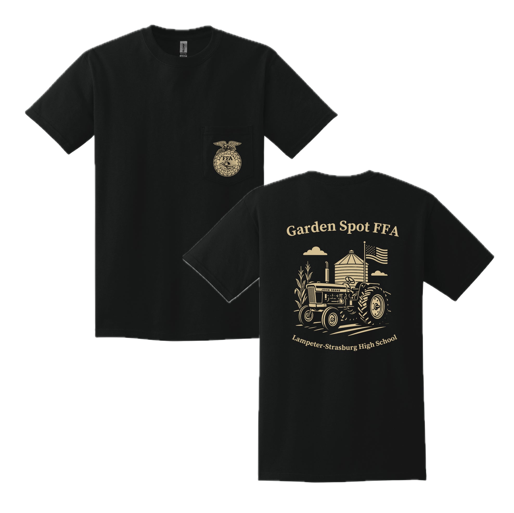 GSFFASH02 - 02 Black Short Sleeve Tee