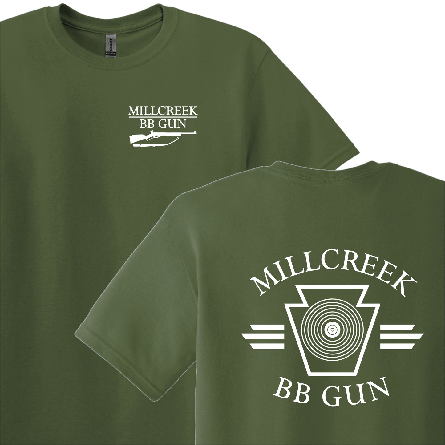 MILBBSH03-01 Military Green Short Sleeve Tee