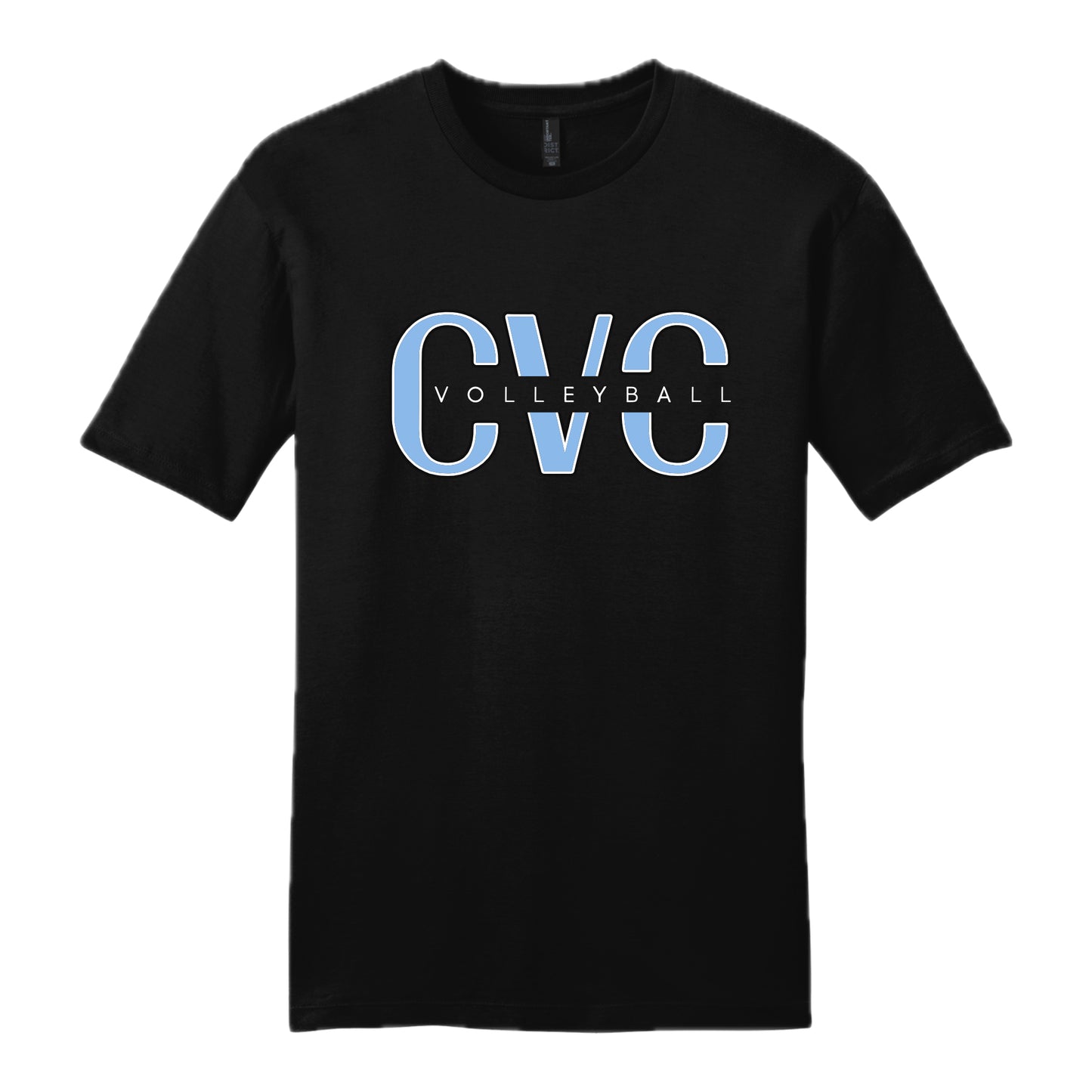 CVCSH02 - 05 Black Short Sleeve CVC Tee