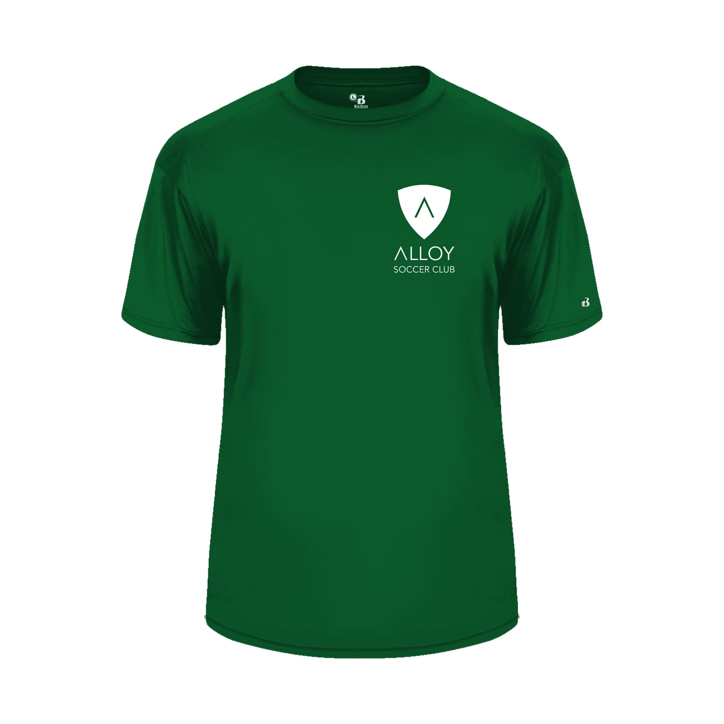 ASCSH01-01 Kelly Green Performance Short Sleeve Tee