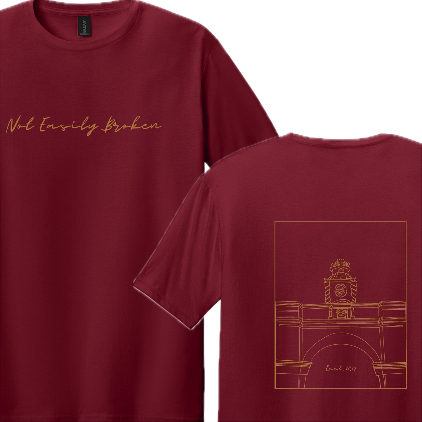 NEBSH01 - 02 Cardinal Softstyle Short Sleeve Tee
