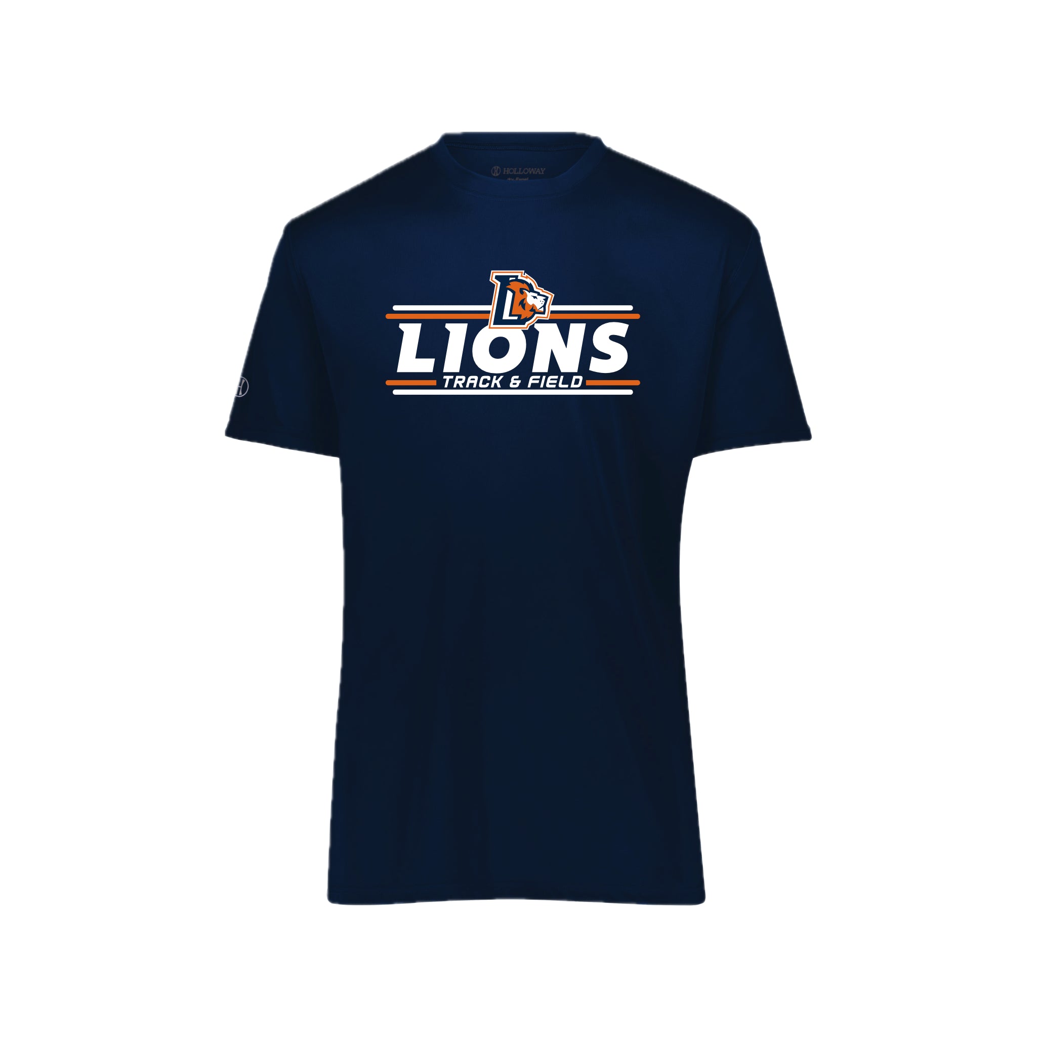LCCS0325-03 Navy Performance Shot Sleeve Tee