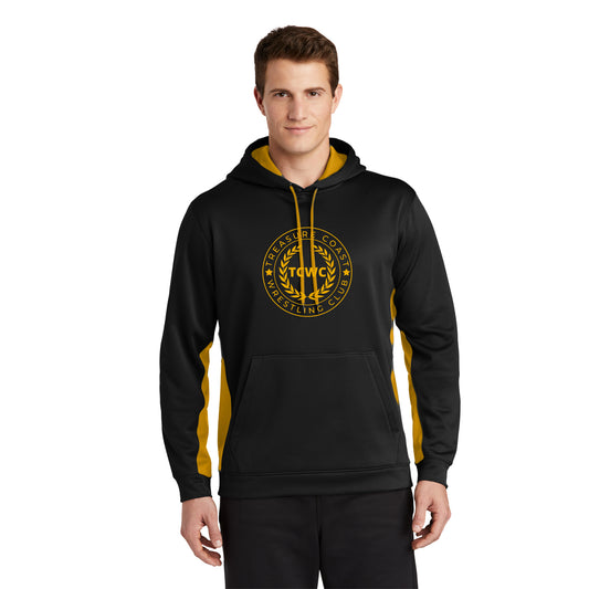 24553-06 Black and Gold Wicking Hoodie