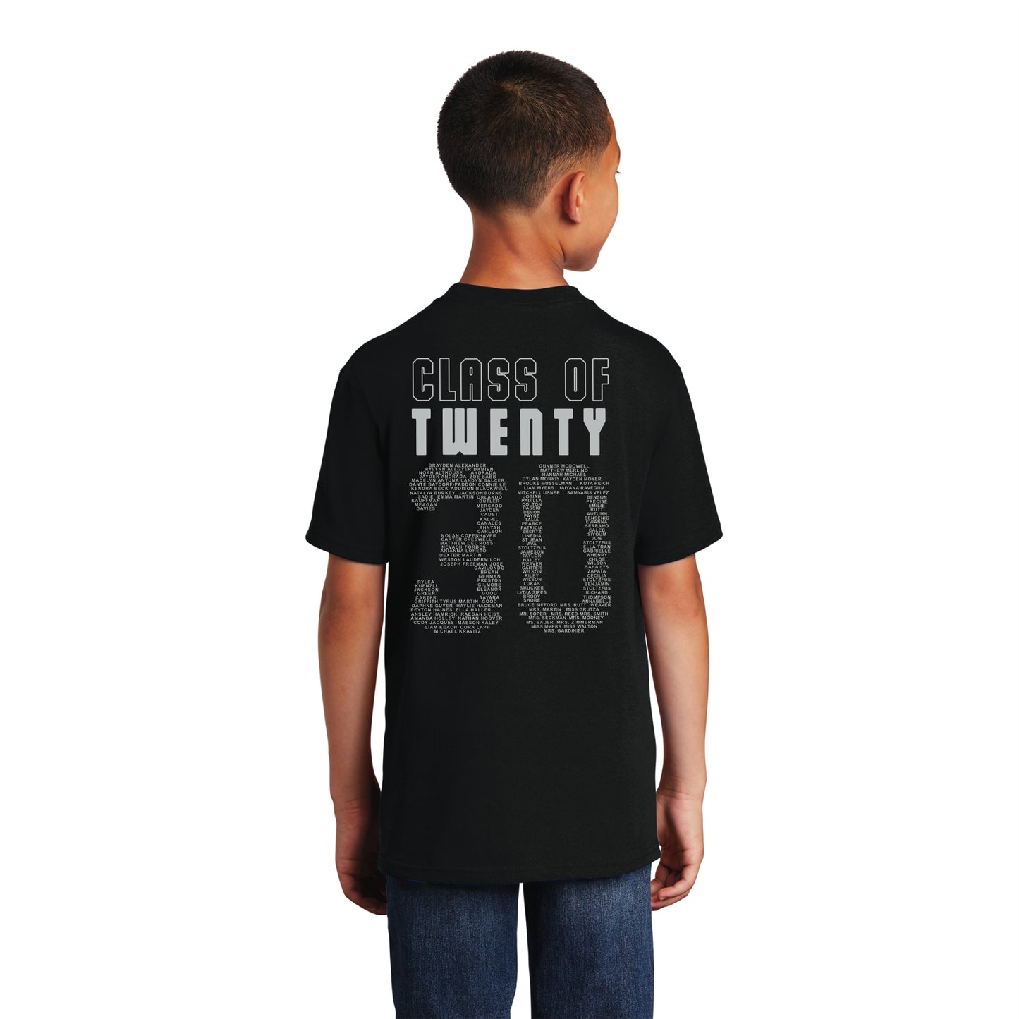 24481 Class of 2030 Black Short Sleeve Tee