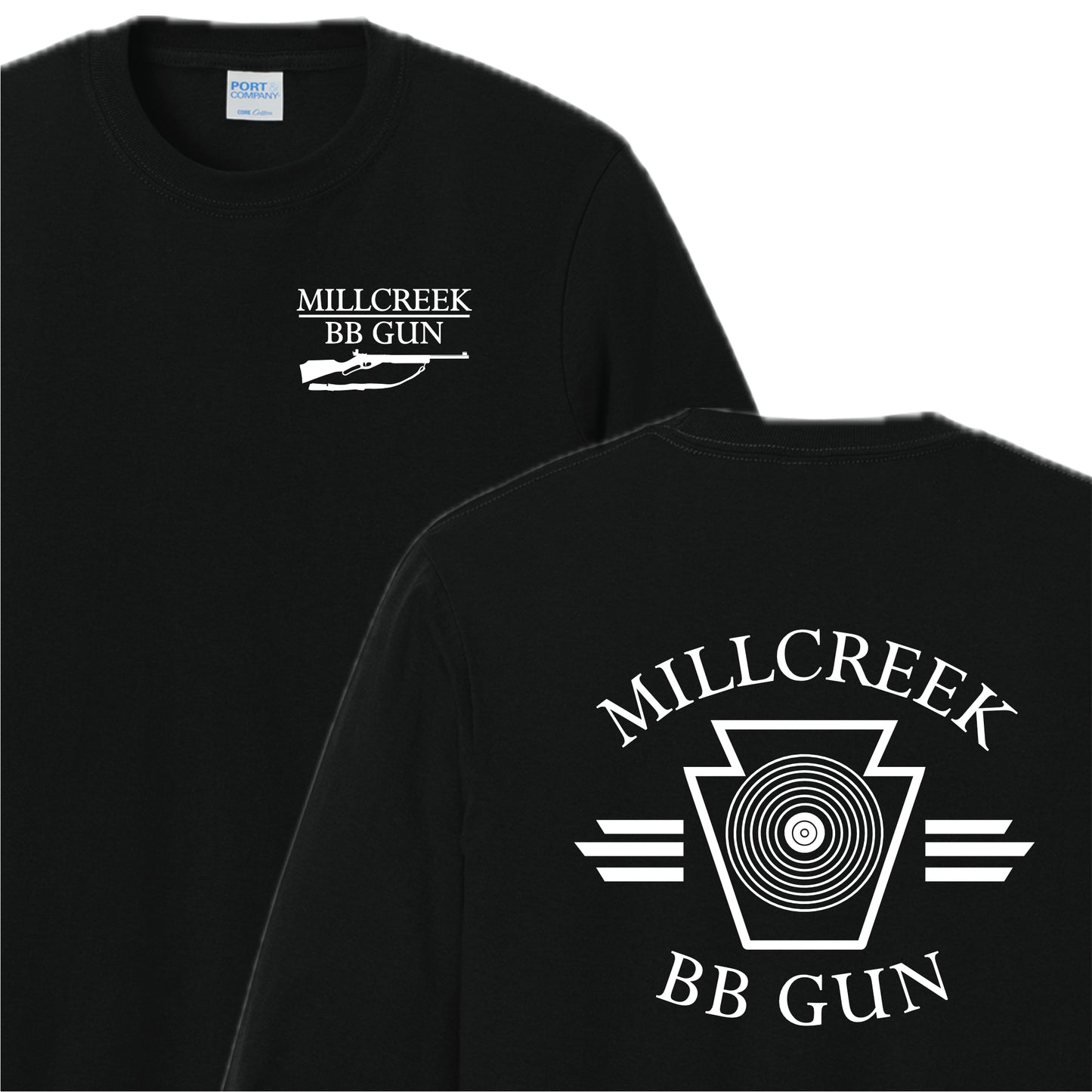 MILBBSH03-04 Black Long Sleeve Tee