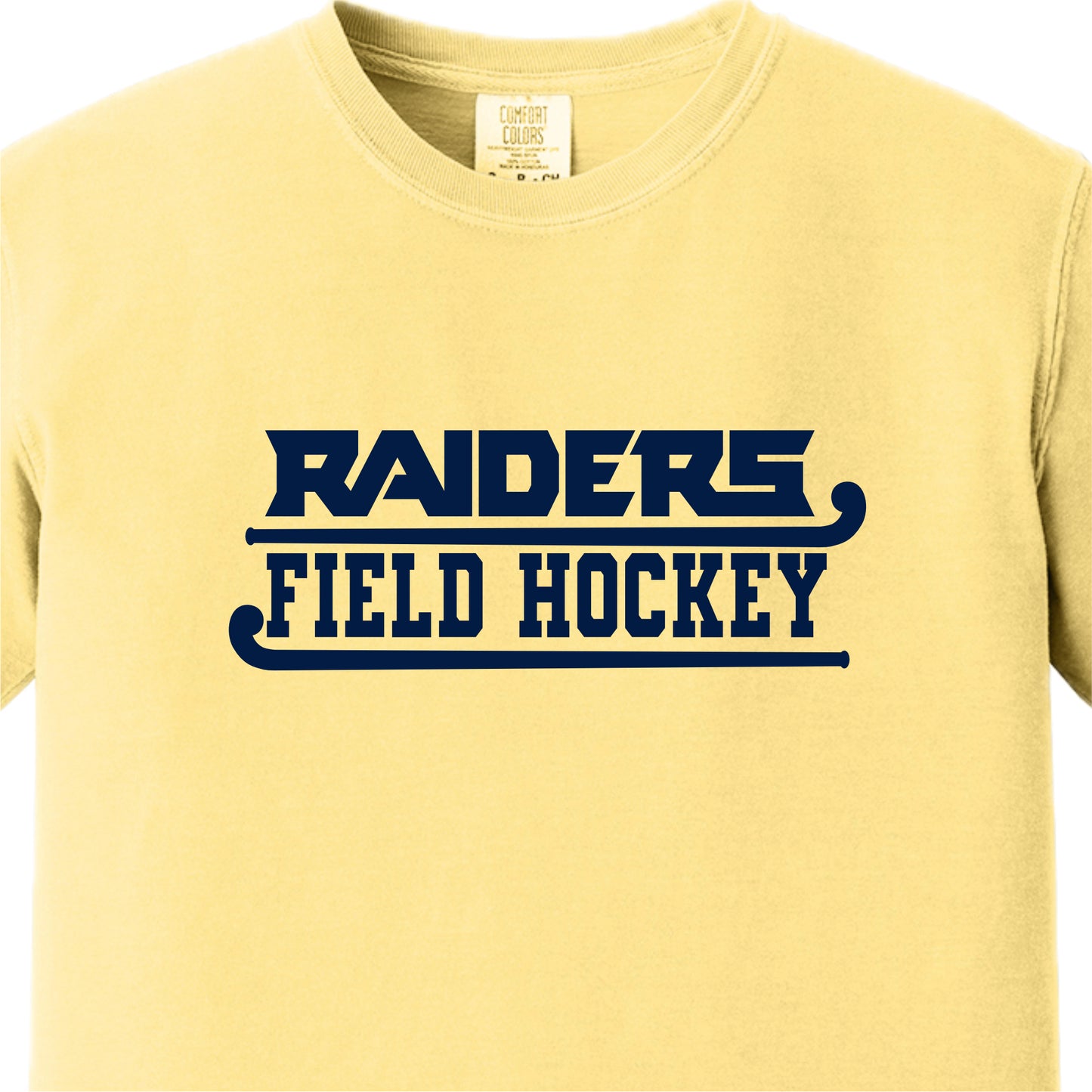 EFH01-004 Comfort Colors ® Butter RAIDERS Short Sleeve
