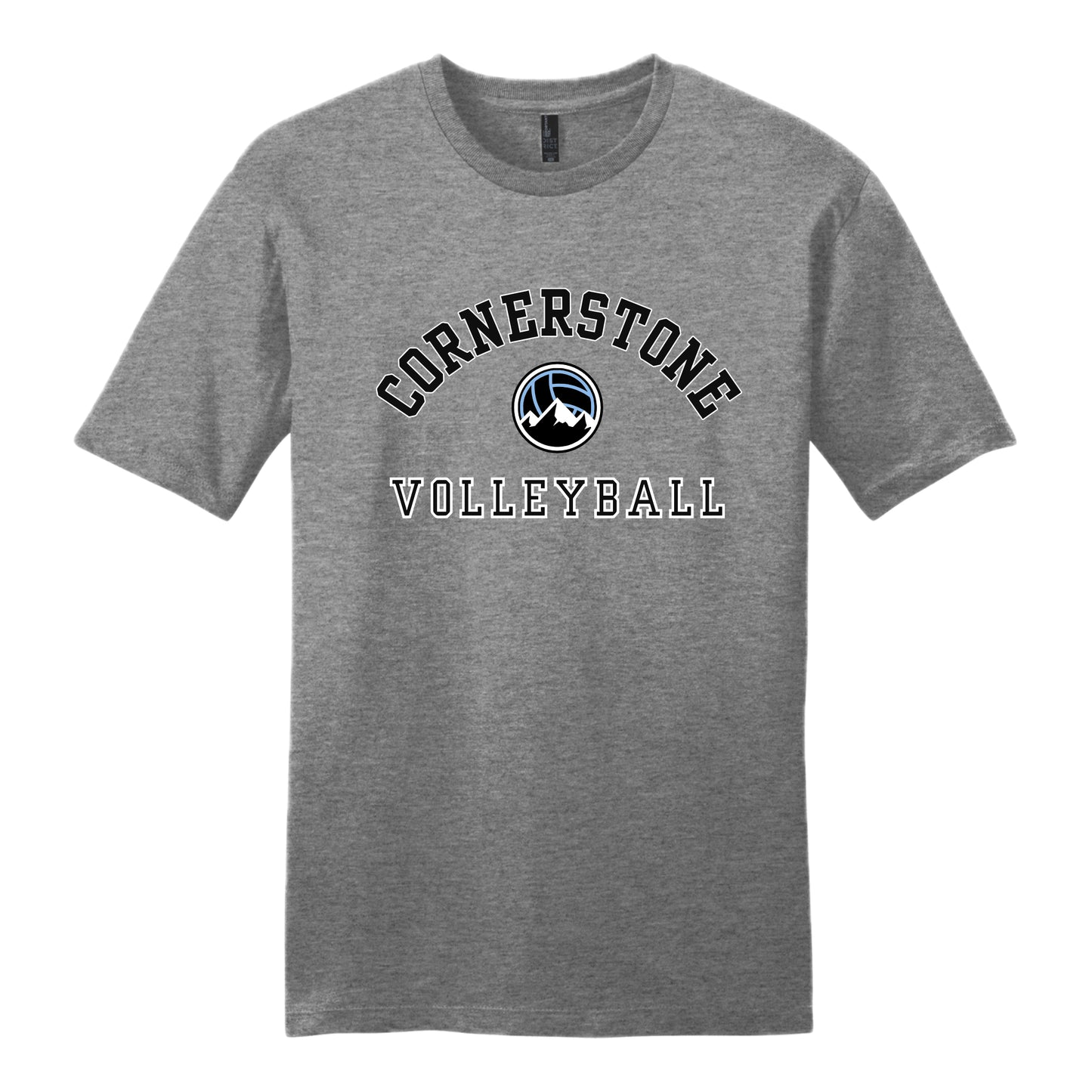 CVCSH02 - 07 Grey Frost Short Sleeve Logo Tee