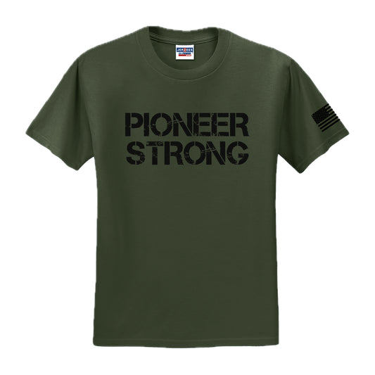 PS001-01 Military Green Short Sleeve Tee