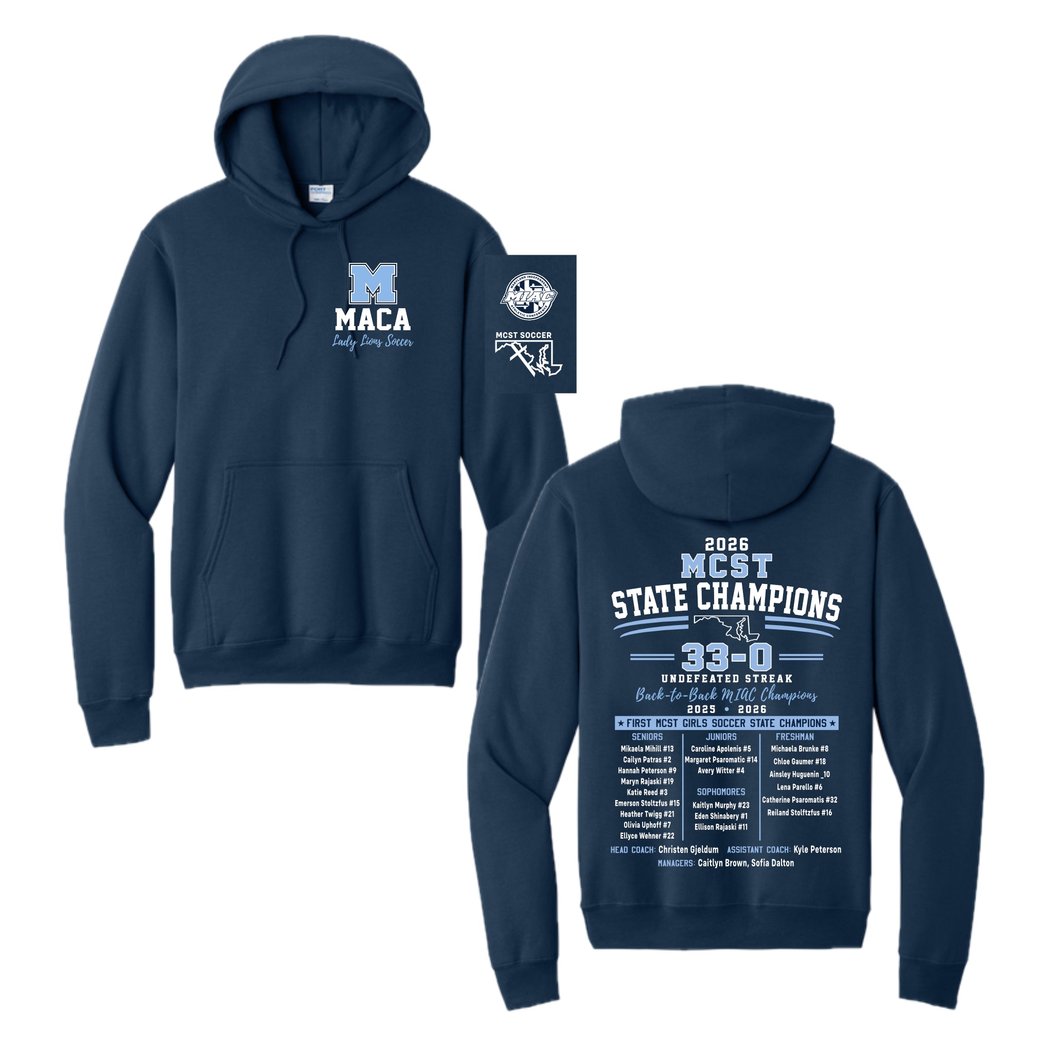 MACA101 Lady Lions Champ Hoody